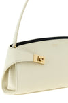 the ferragamo hug east-west shoulder bag in calf leather embodies sculptural e