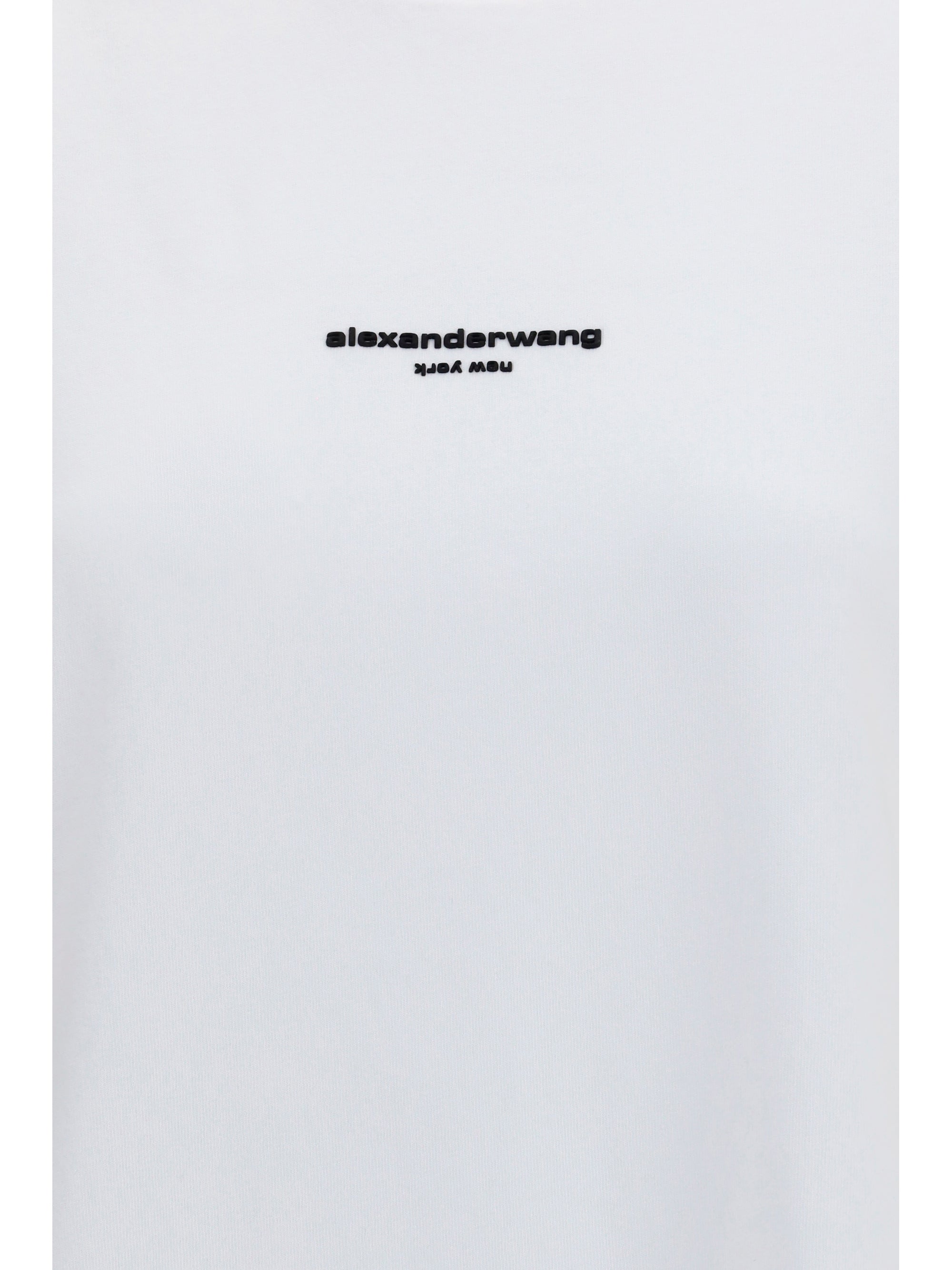 short-sleeve t-shirt with central logo print