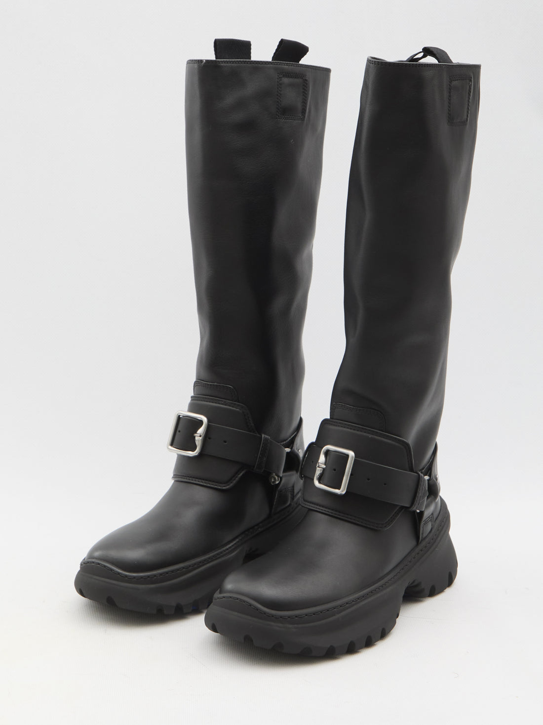 BURBERRY 38 stomp high boots