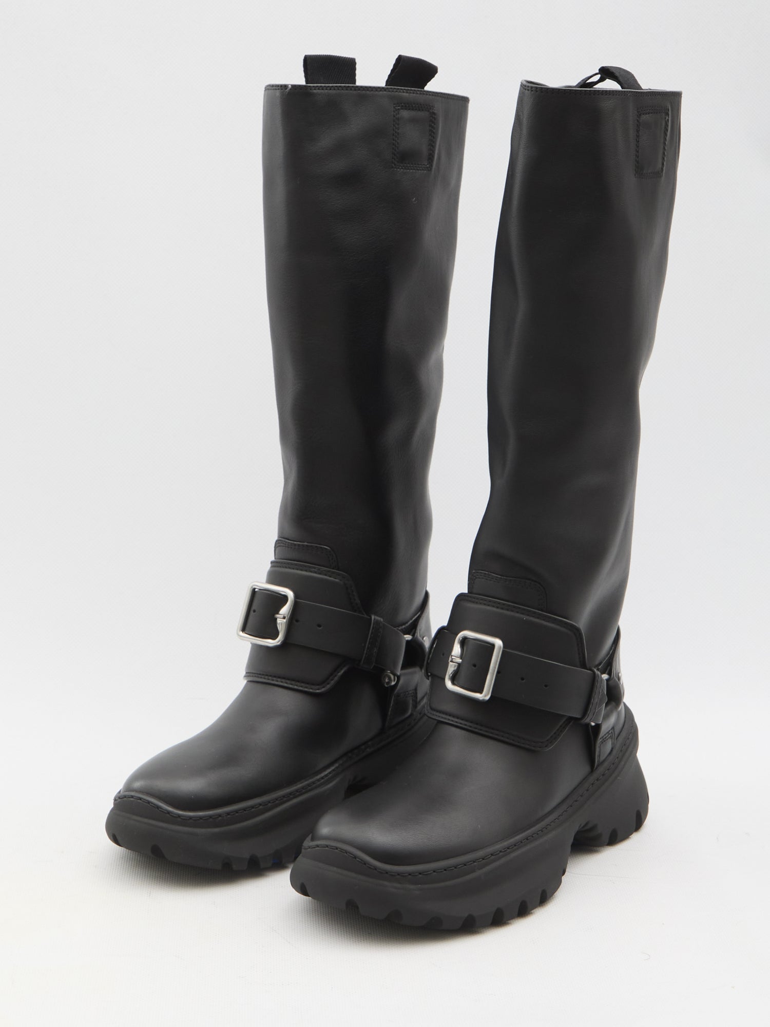 BURBERRY 38 stomp high boots