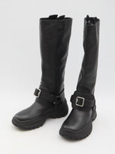 BURBERRY 38 stomp high boots