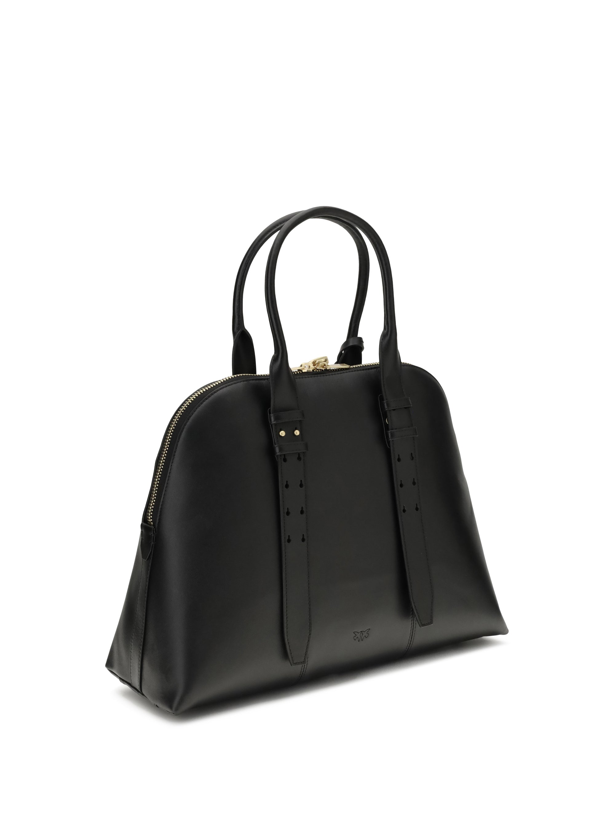 PINKO OS escape bag maxi leather bowling bag