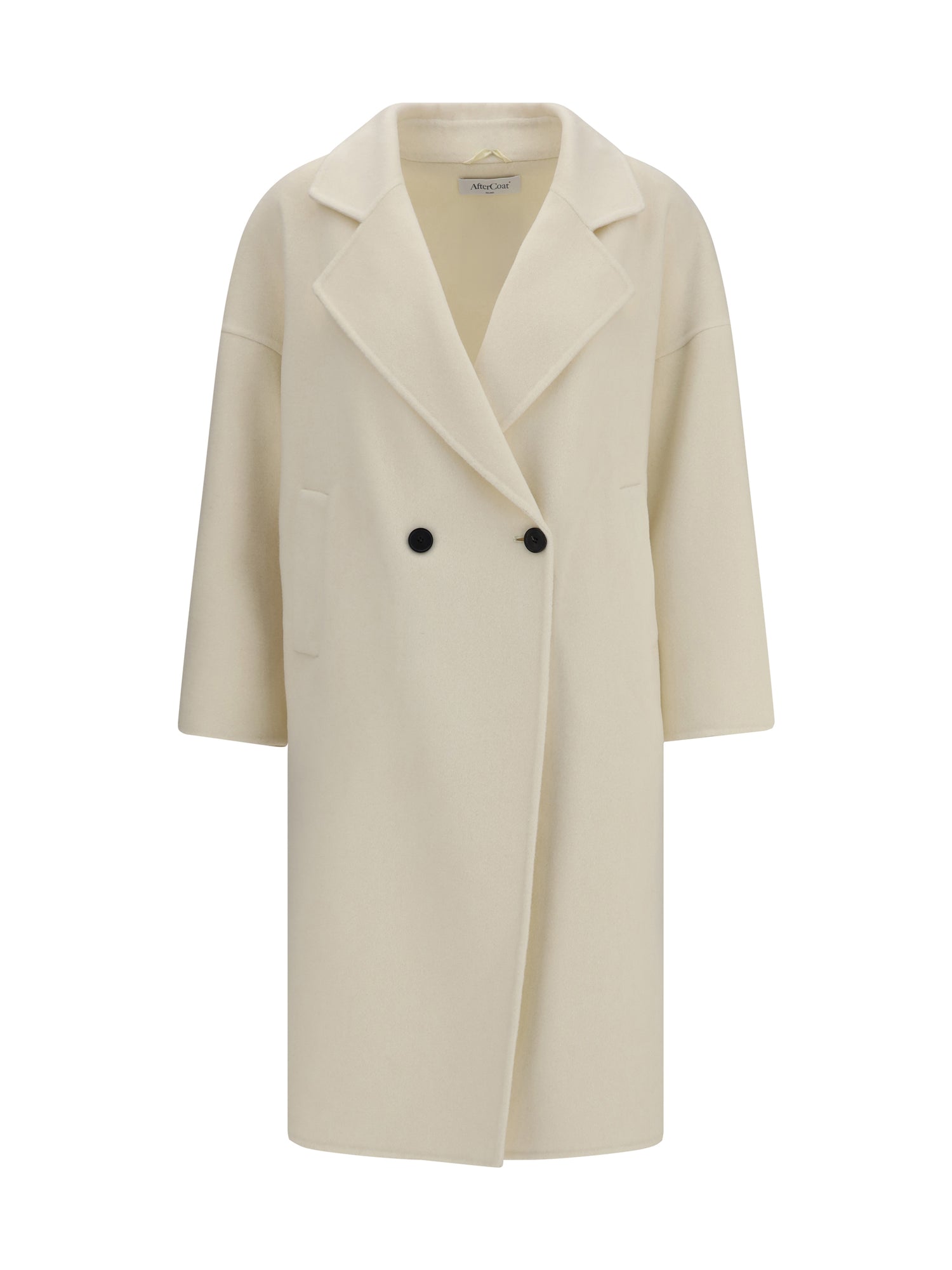 AFTERCOAT 42 double-breasted long coat