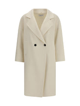 AFTERCOAT 42 double-breasted long coat