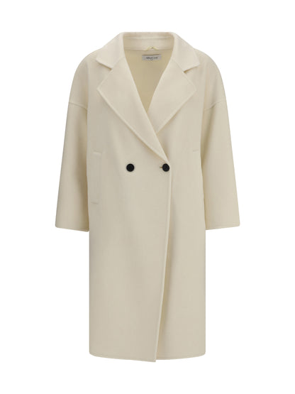 AFTERCOAT 42 double-breasted long coat