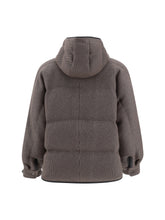 BRUNELLO CUCINELLI 44 lurex down jacket