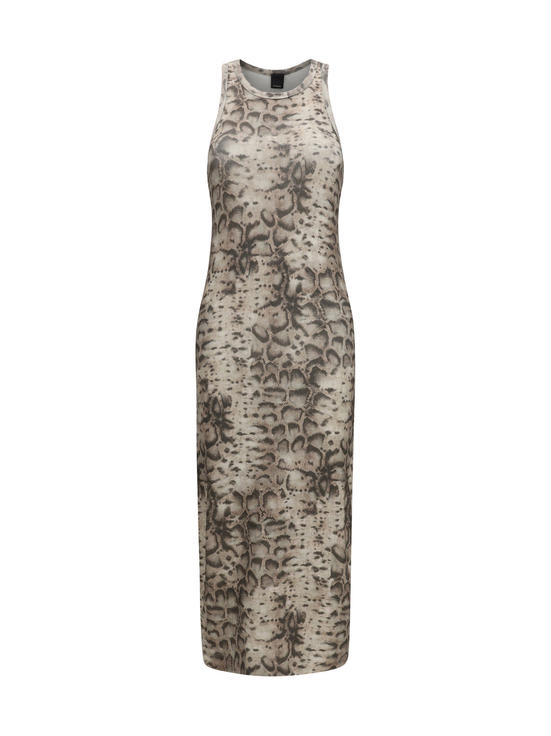 PINKO M novoli midi animal print dess