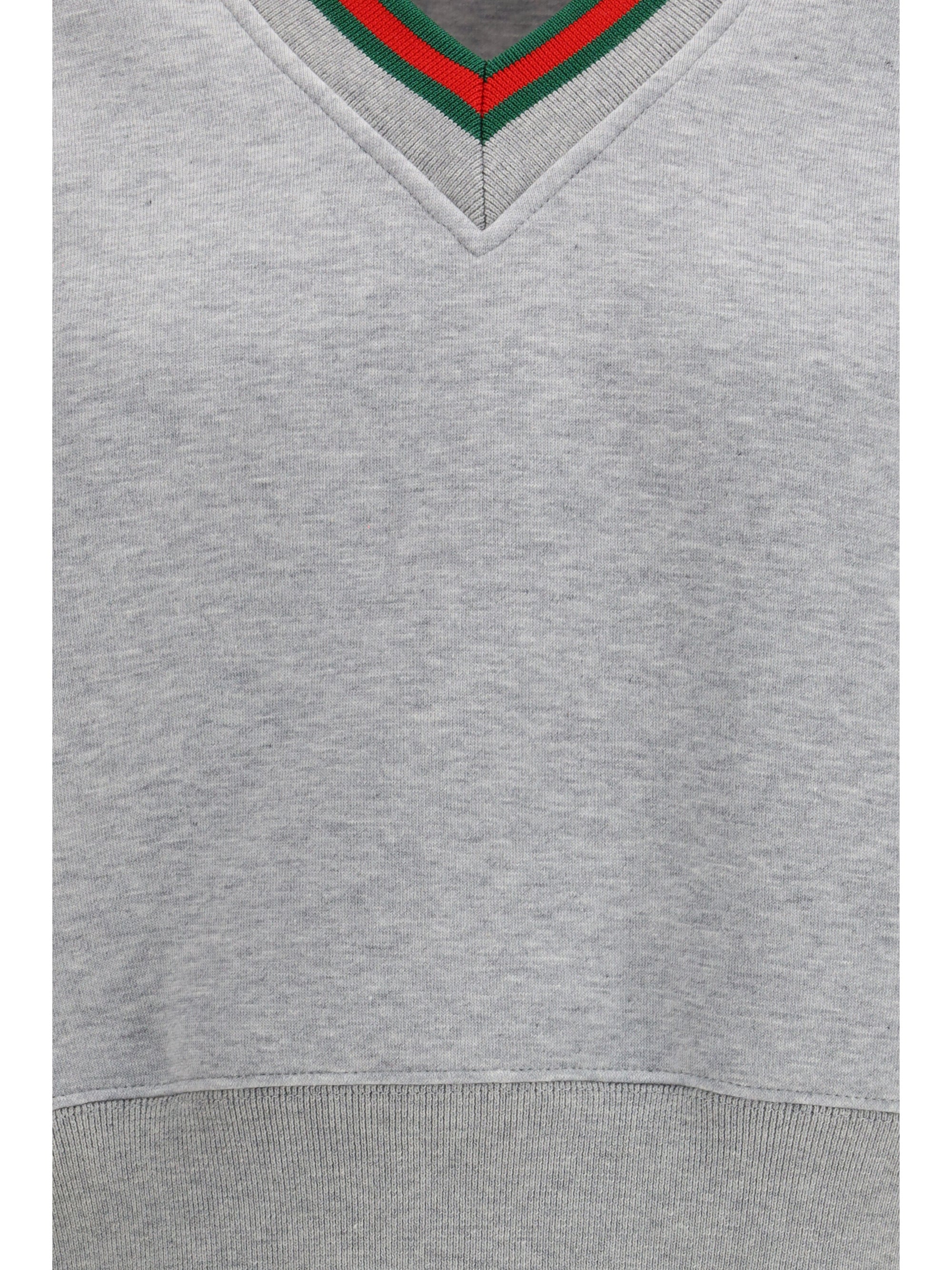 GUCCI S web cotton jersey sweatshirt 