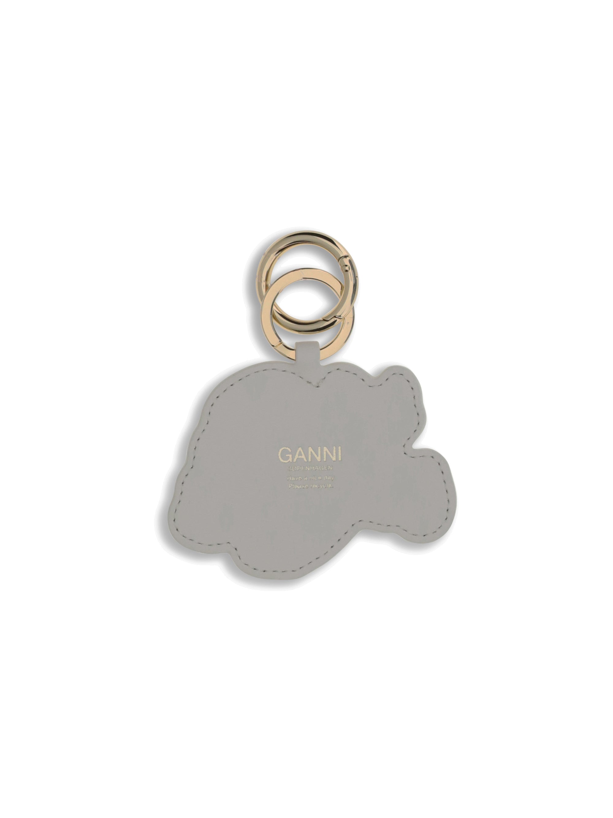 GANNI OS puppy keyring