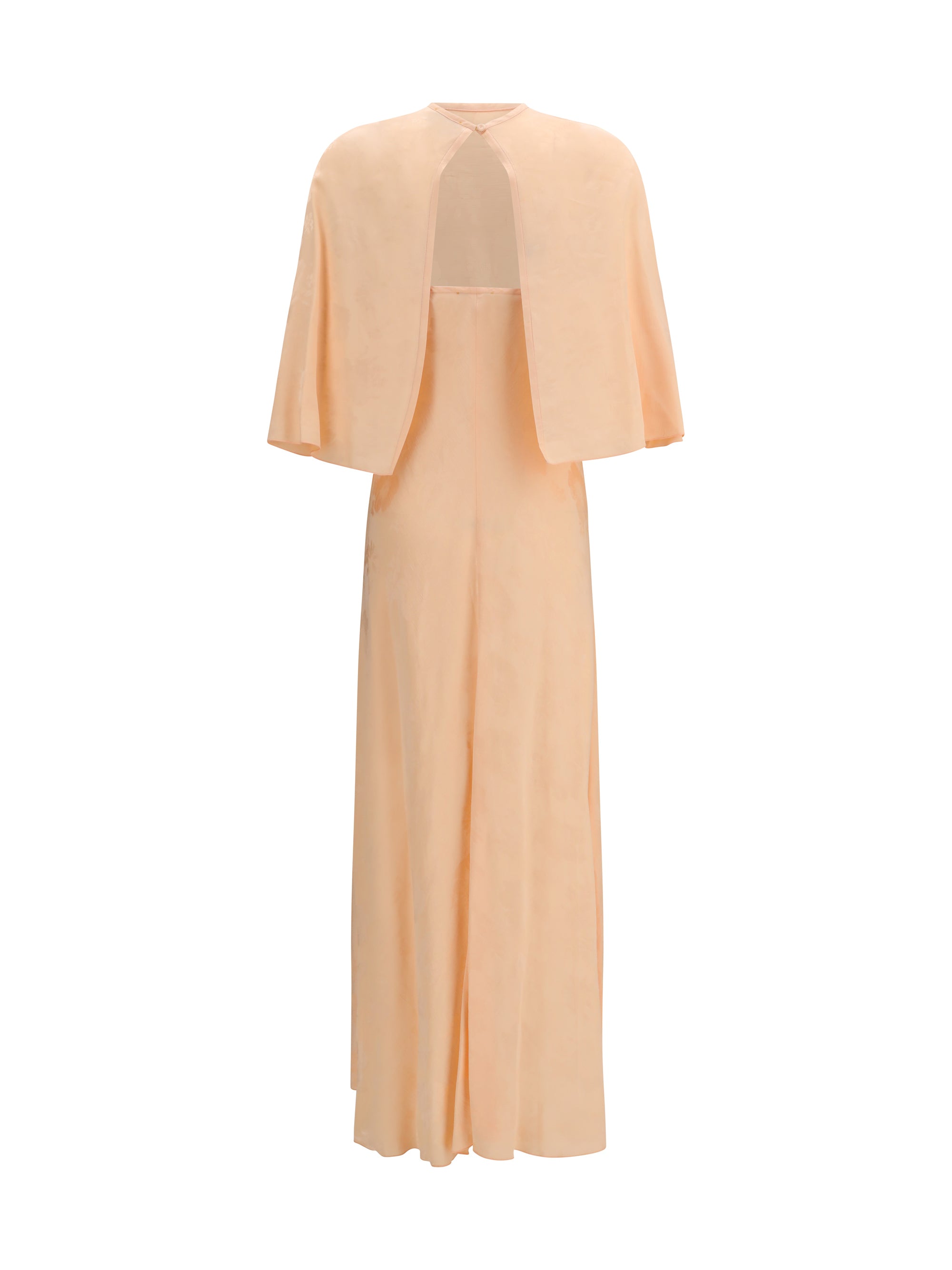 bouquet jacquard long dress