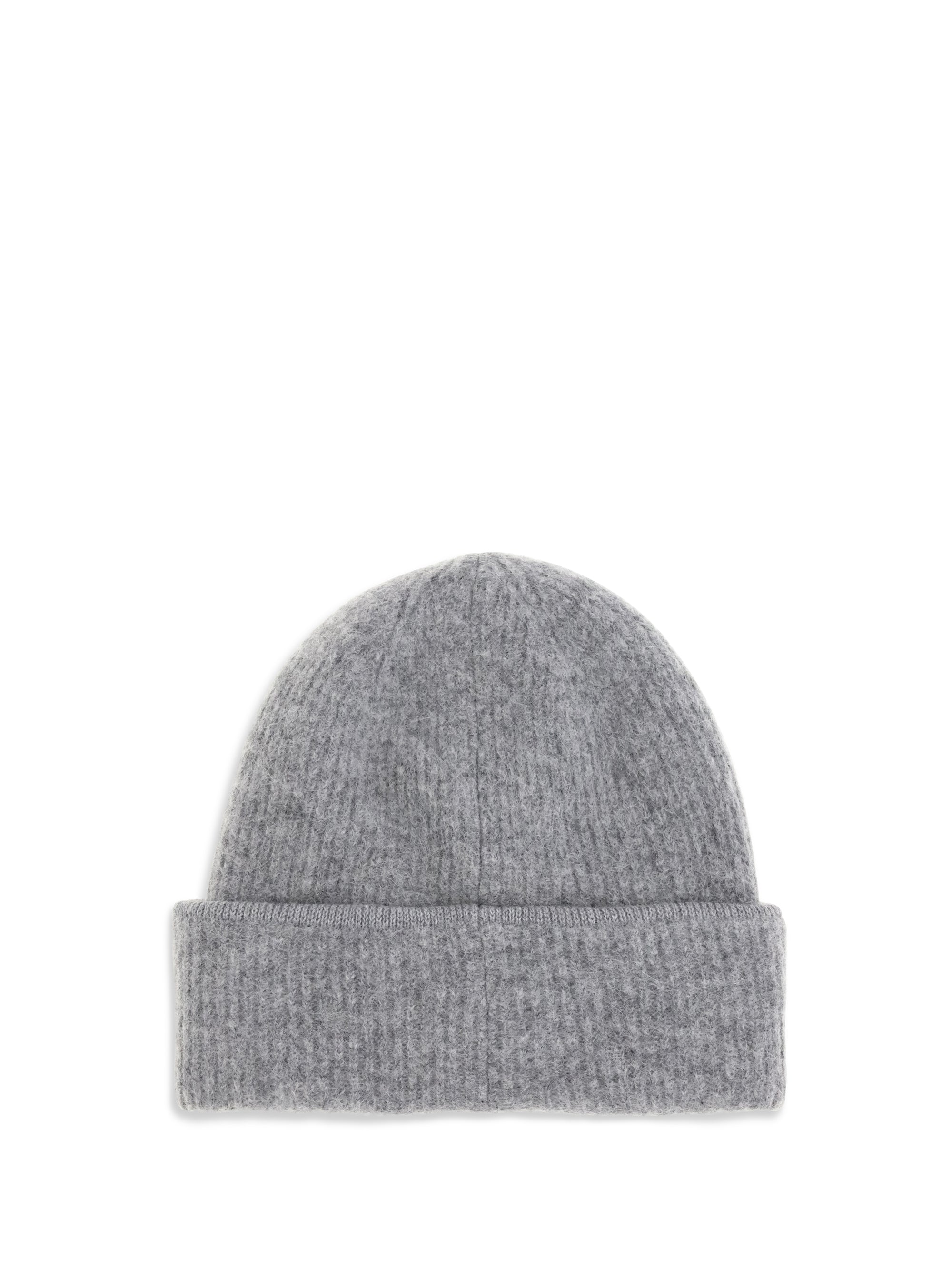 gros grain ribbed beanie