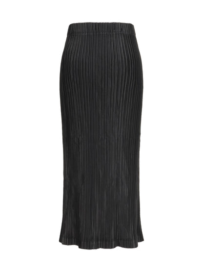 GONGDID DESIGN OS wavy midi skirt