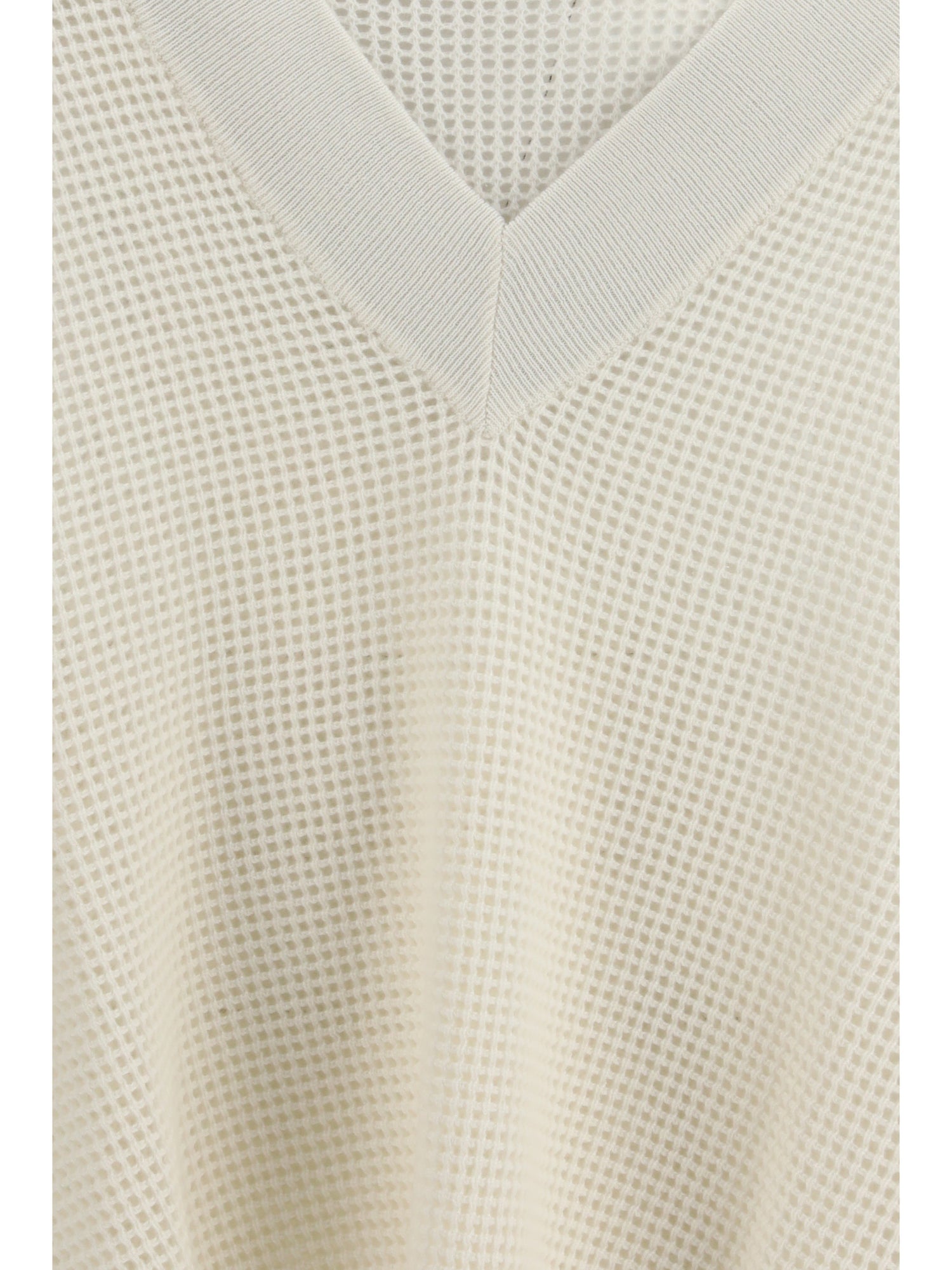 BRUNELLO CUCINELLI L cashmere net sweater 