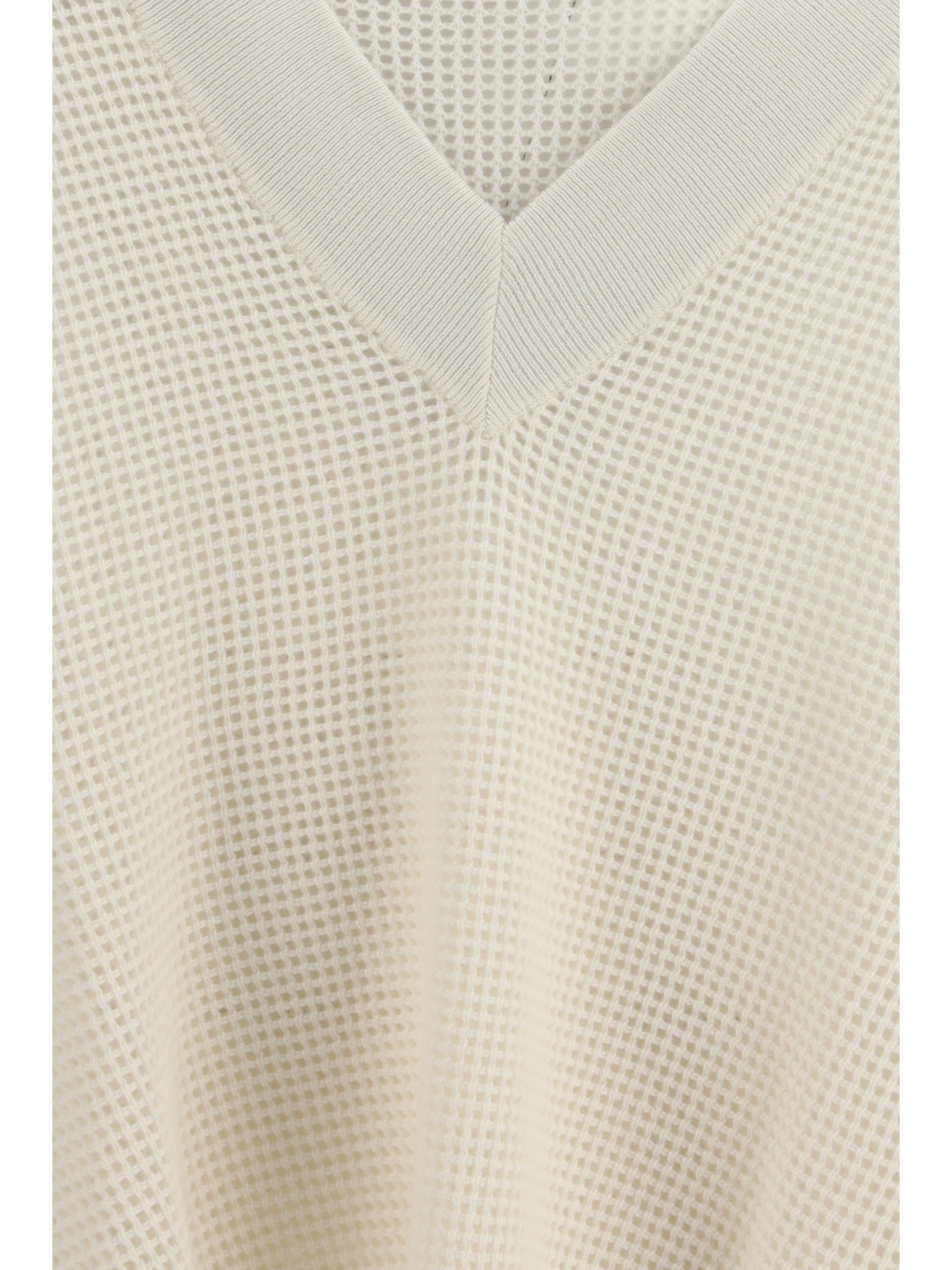 BRUNELLO CUCINELLI L cashmere net sweater 