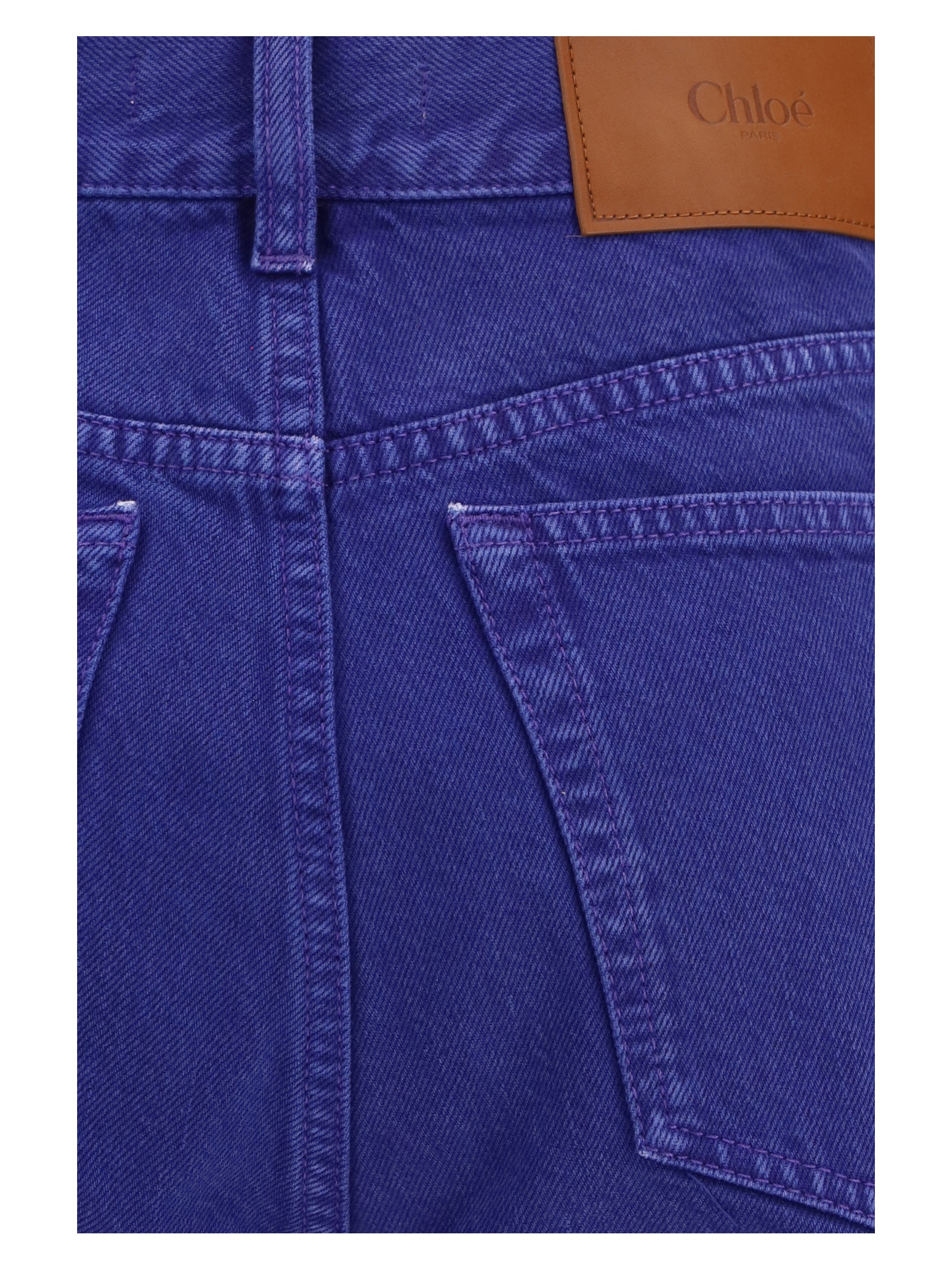 cotton denim pants