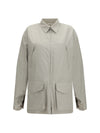 cotton zipped pockets jacket