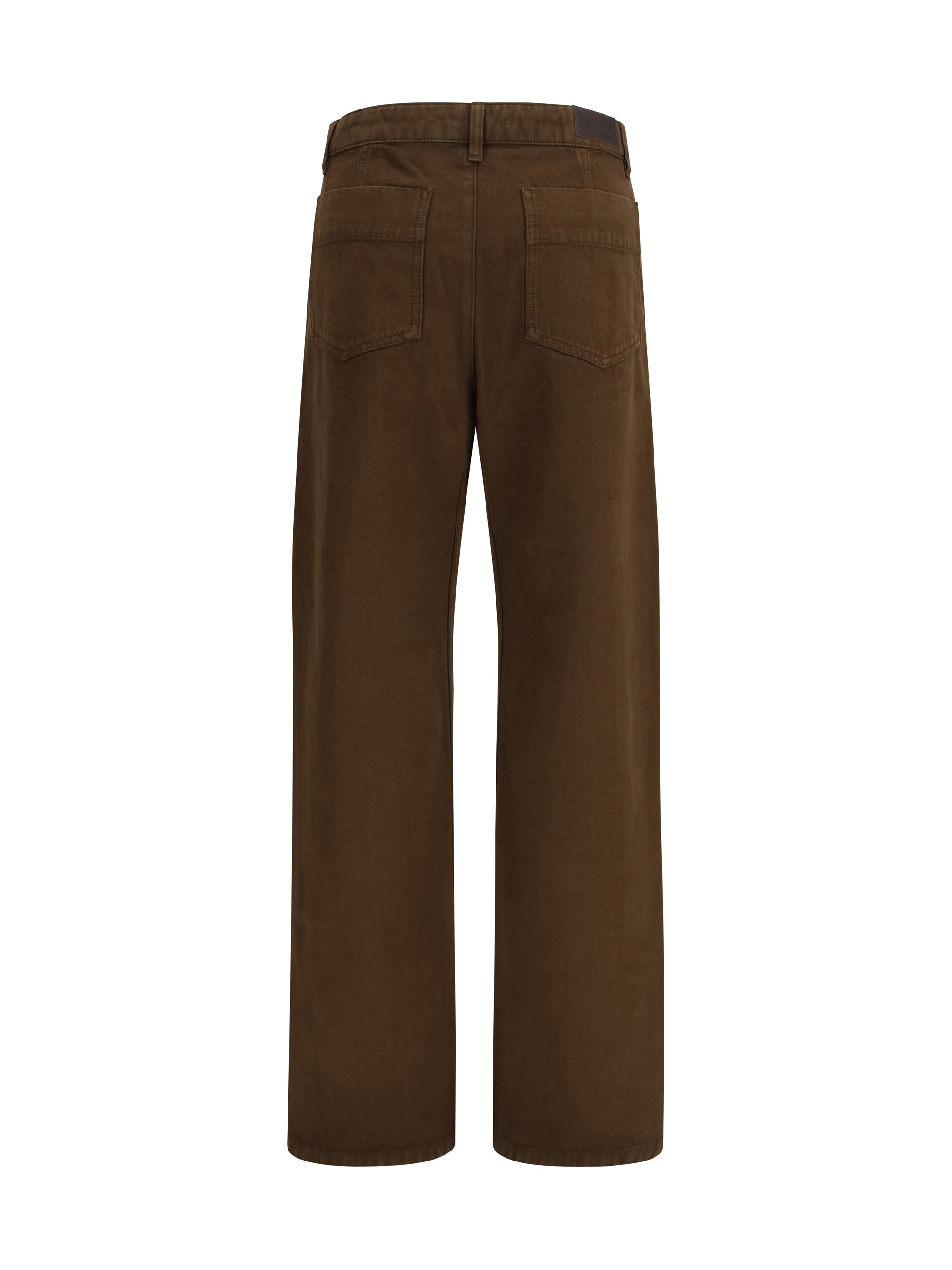 five-pocket twill pants