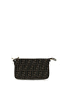 all-over monogram jacquard shoulder bag