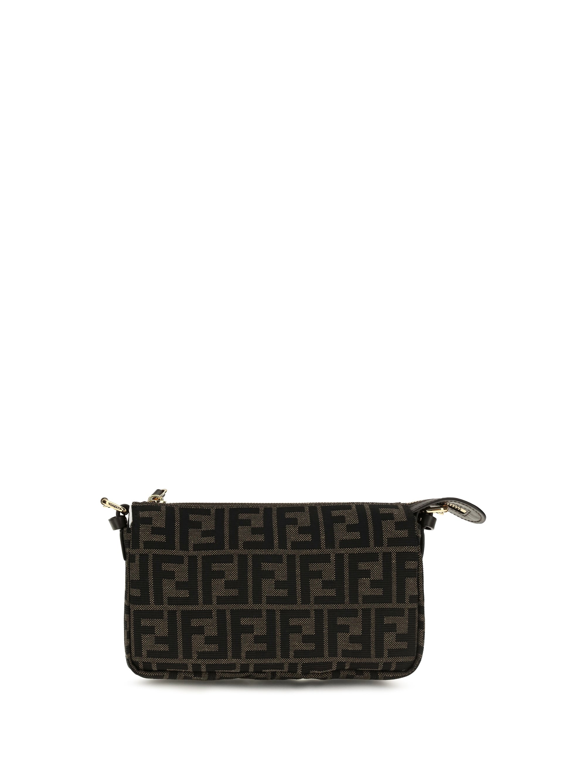 all-over monogram jacquard shoulder bag
