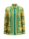 printed silk shirt
