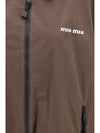 gabardine jacket with zip
