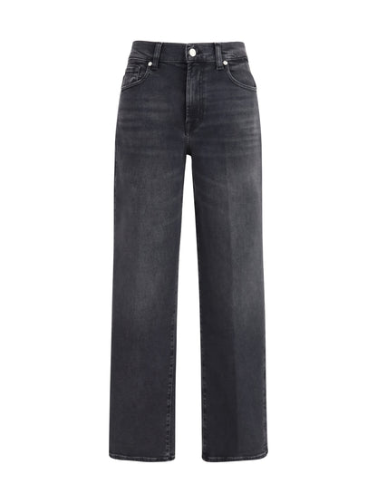 7FOR 24 stovepipe straight jeans