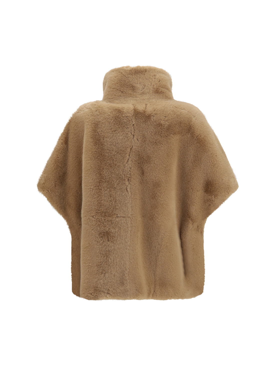 PINKO M faux fur jacket with buckle
