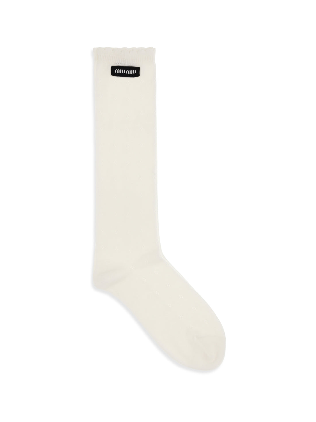 MIU MIU III cotton pointelle socks