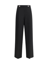 GIORGIO ARMANI 40 silk crepe cady one-dart pants
