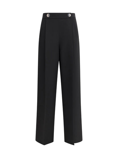 GIORGIO ARMANI 40 silk crepe cady one-dart pants