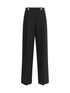 GIORGIO ARMANI 40 silk crepe cady one-dart pants