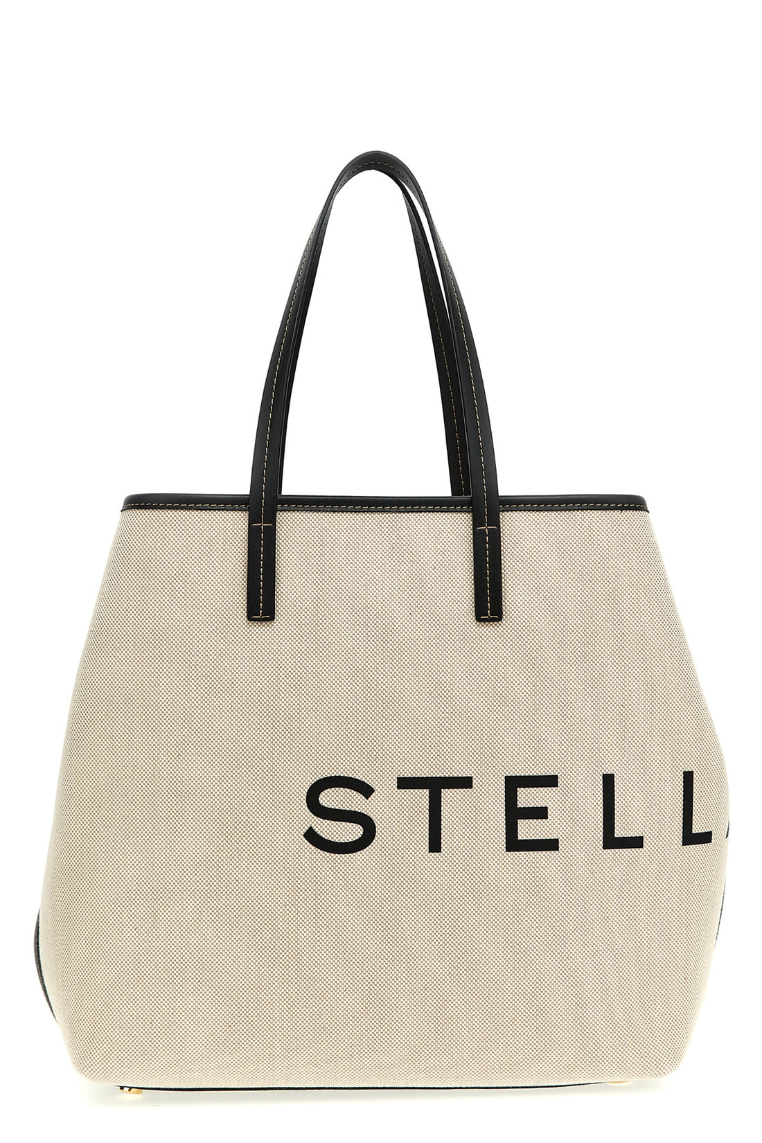 STELLA MCCARTNEY OS logo canvas shopping bag