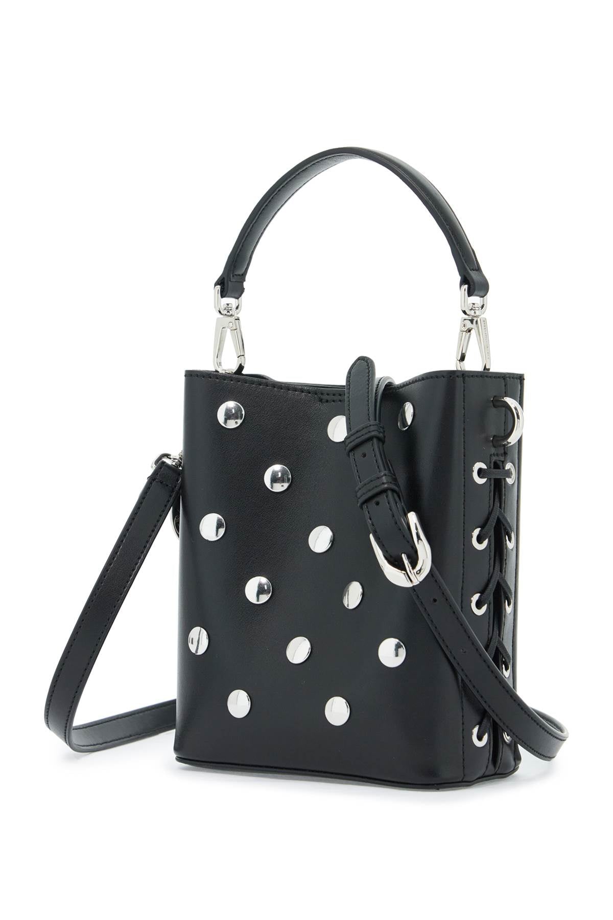 mini bucket bag frayme with studs