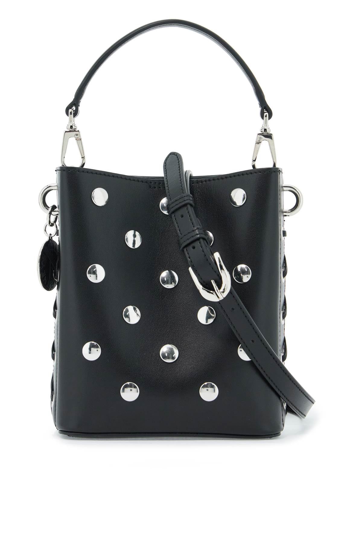 mini bucket bag frayme with studs