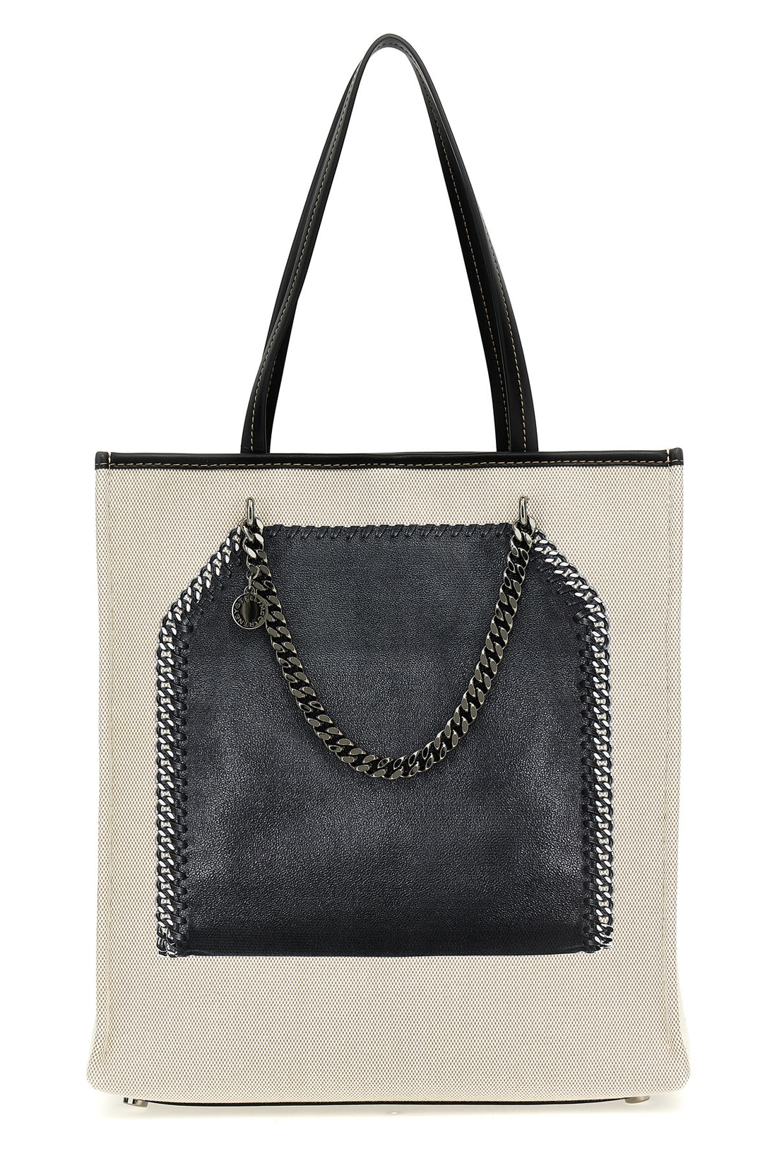 STELLA MCCARTNEY OS trompe loeil print on canvas shopping bag