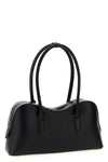 ryder shoulder bag in hammered leather-effect fabric