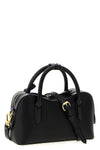 small stella ryder crossbody bag in hammered leather-effect fabric