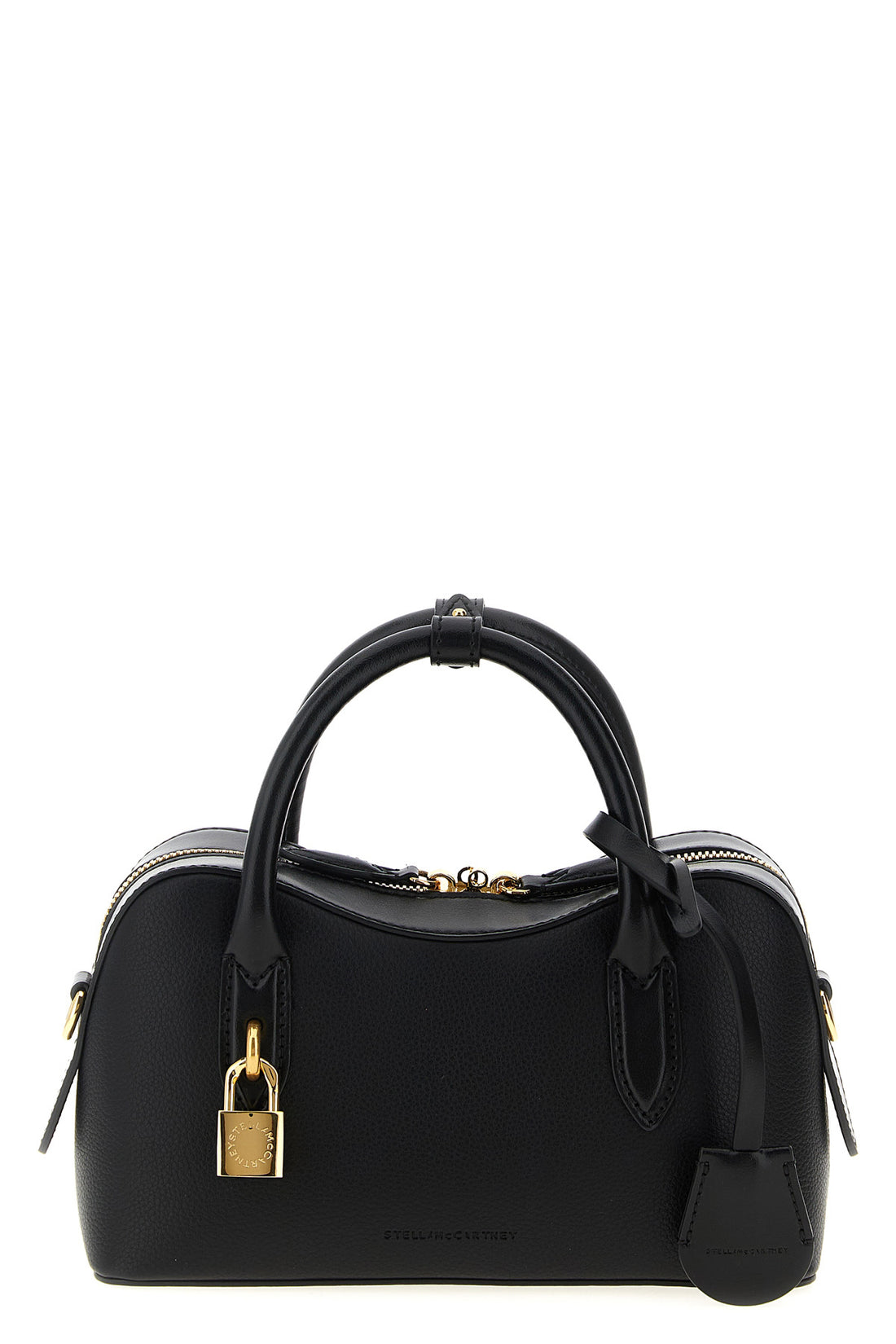 STELLA MCCARTNEY OS small stella ryder crossbody bag in hammered leather-effect fabric