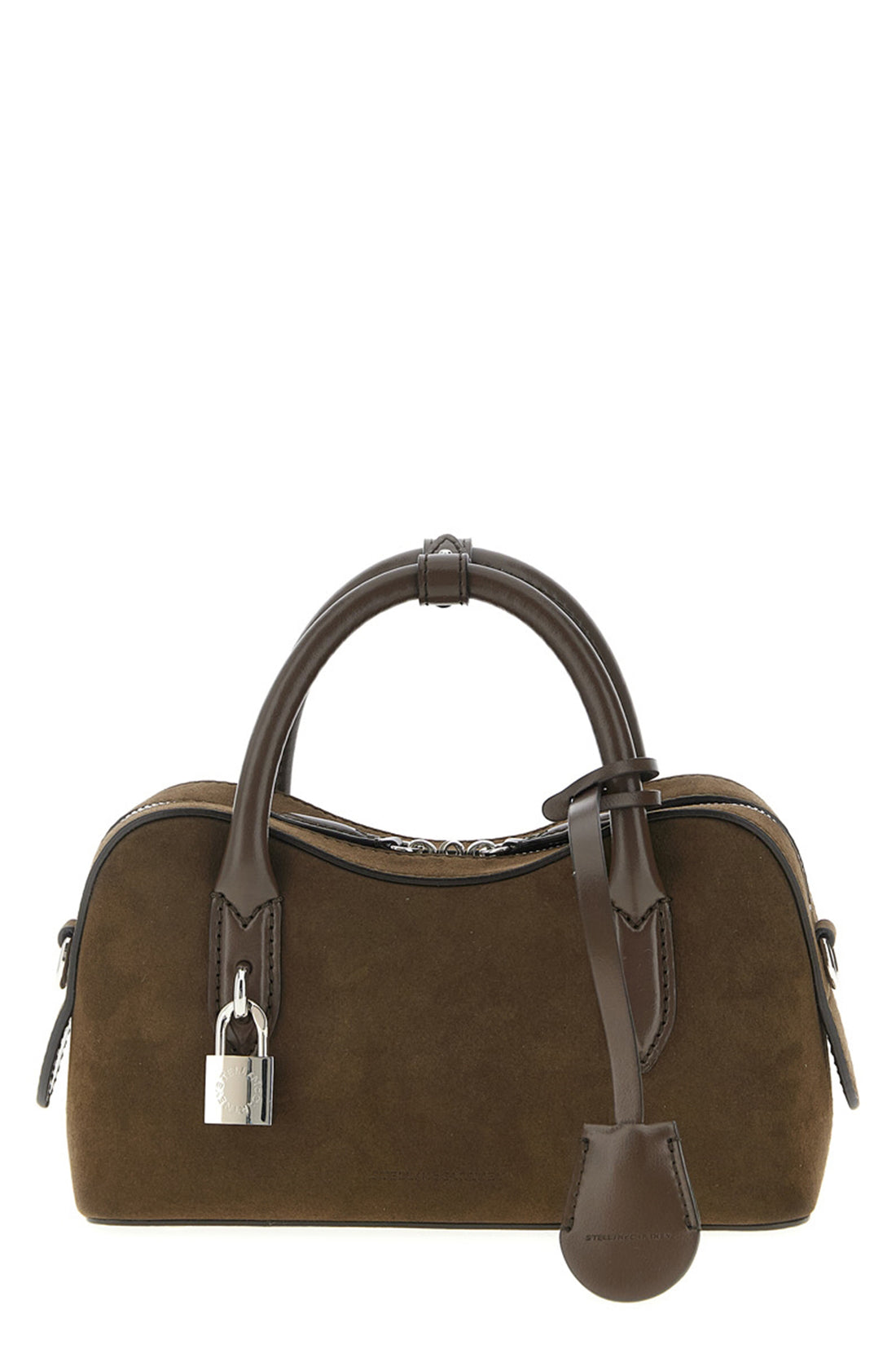 STELLA MCCARTNEY OS stella ryder handbag in alter suede