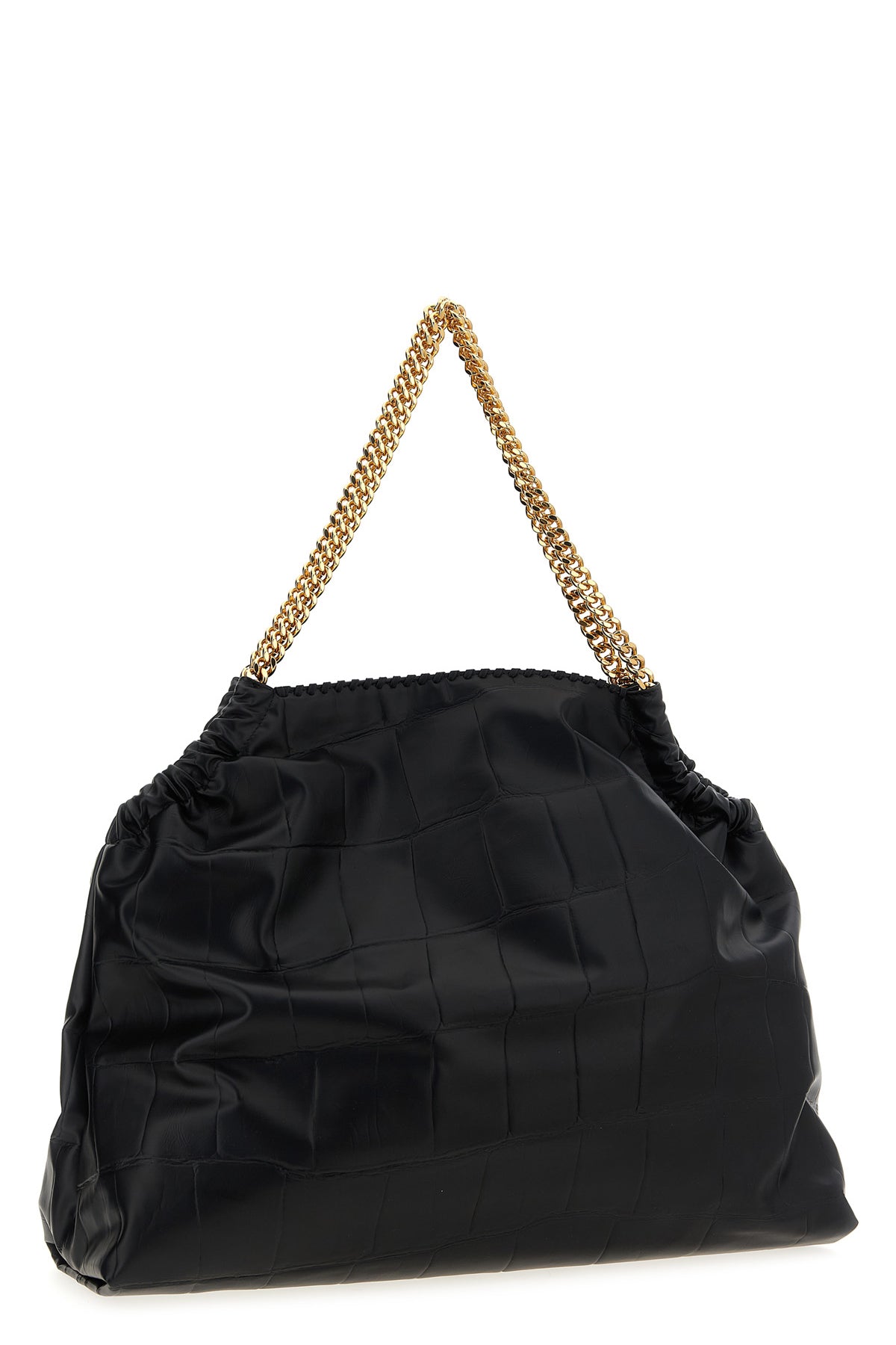 large falabella shopping bag in uppeal(tm) crocodile fabric