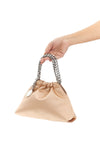 falabella mini drawstring satin crossbody bag