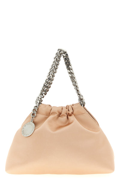 falabella mini drawstring satin crossbody bag