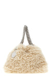 the stella mccartney falabella mini handbag stands out for its material textur
