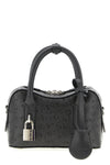 ryder crossbody bag in ostrich leather-effect fabric