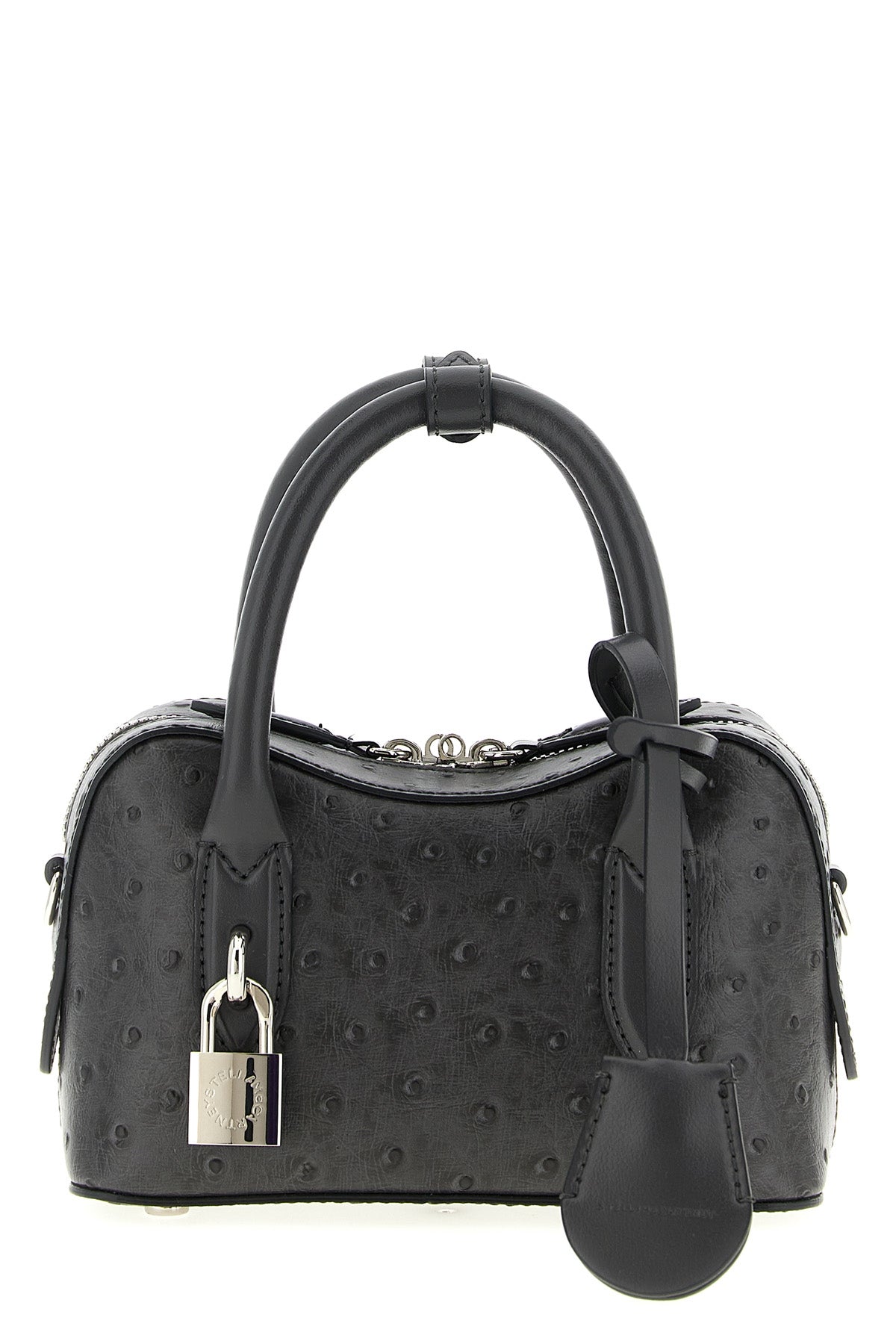 ryder crossbody bag in ostrich leather-effect fabric