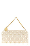 falabella mini evening forest-friendly satin handbag embroidered