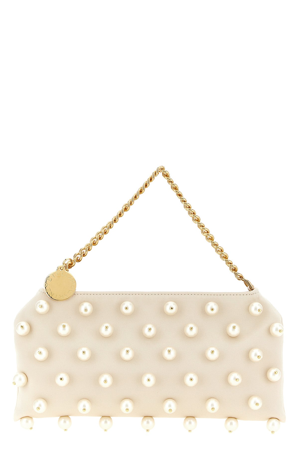 falabella mini evening forest-friendly satin handbag embroidered