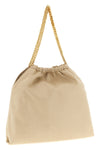 falabella drawstring shoulder bag in shaggy deer