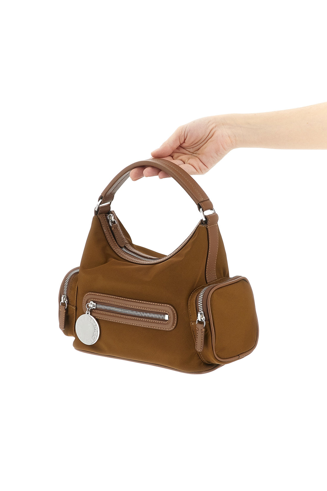 STELLA MCCARTNEY OS econyl® handcrafted dartmoor crossbody bag