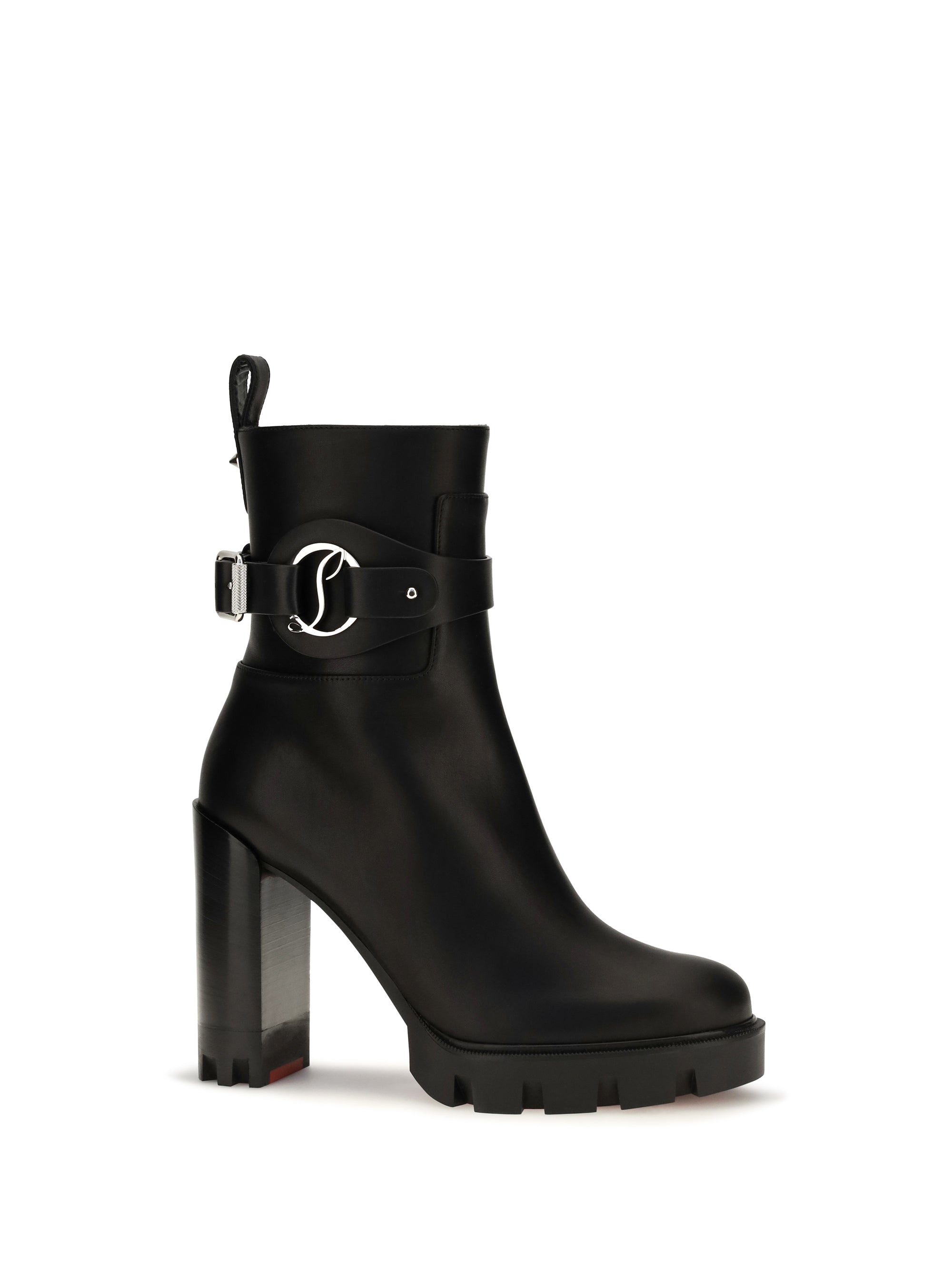 dianouchette lug leather ankle boots